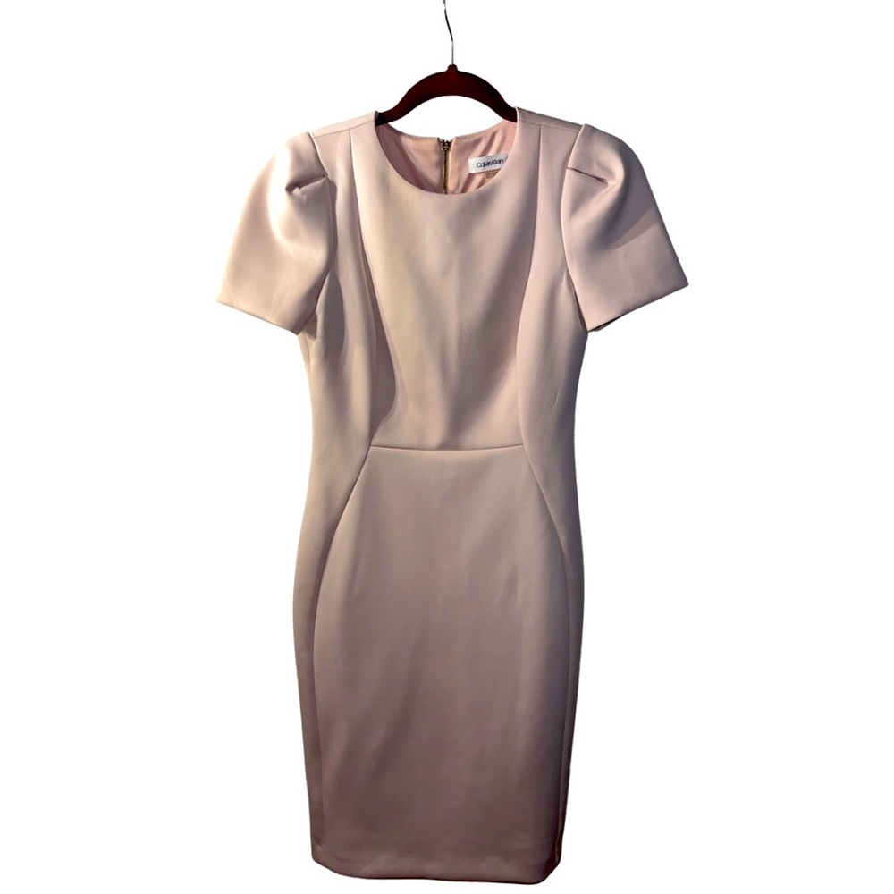 Classy Soft Blush Evening Dress